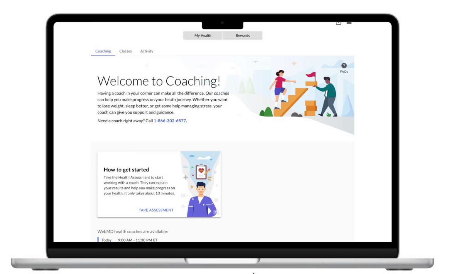 Health coaching flow