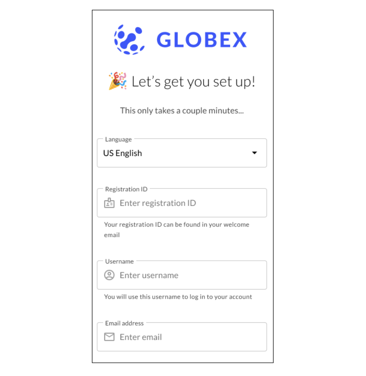 Onboarding flow