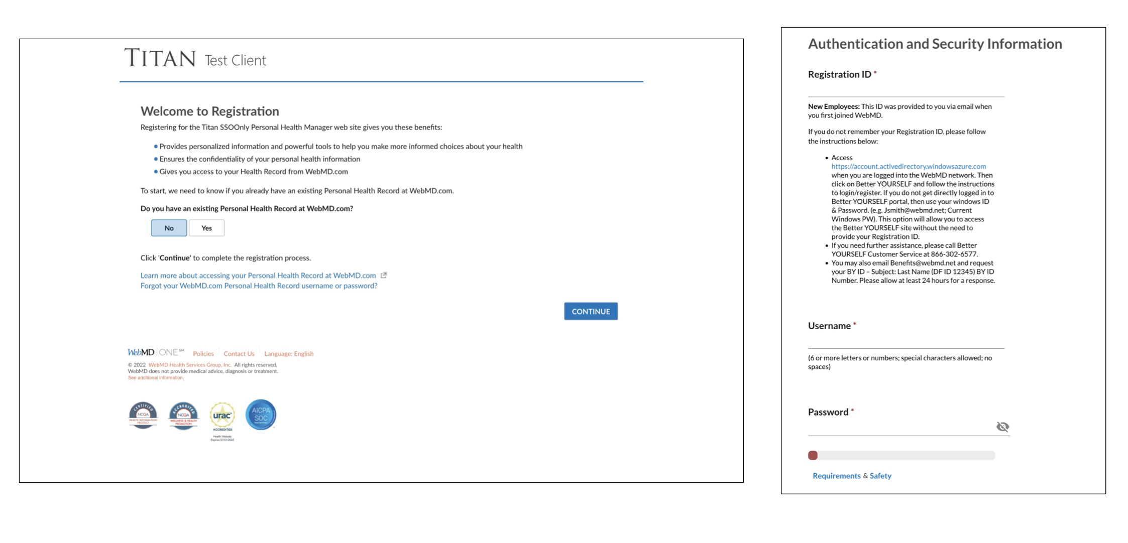 Onboarding flow