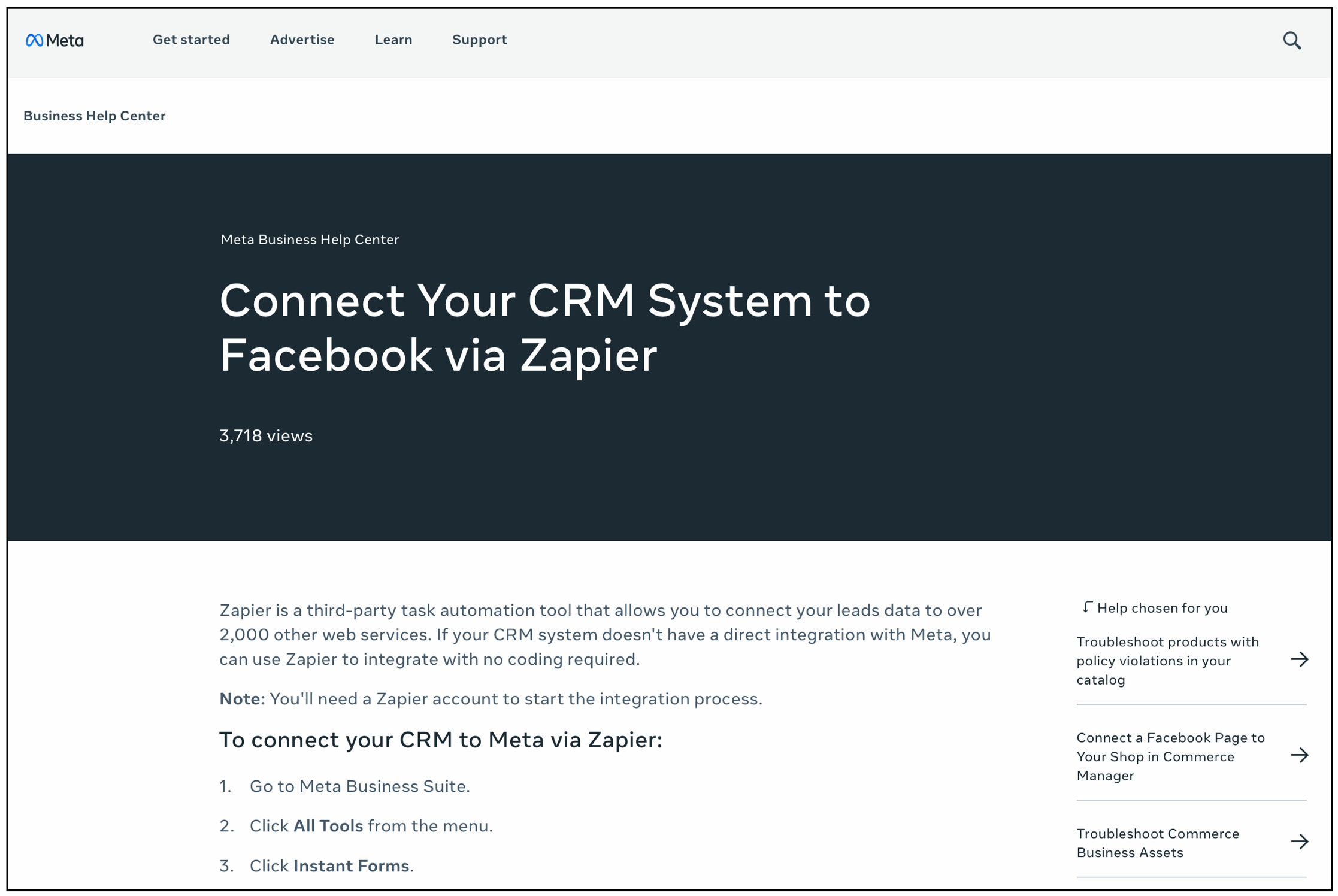 Meta system-level content documentation updates